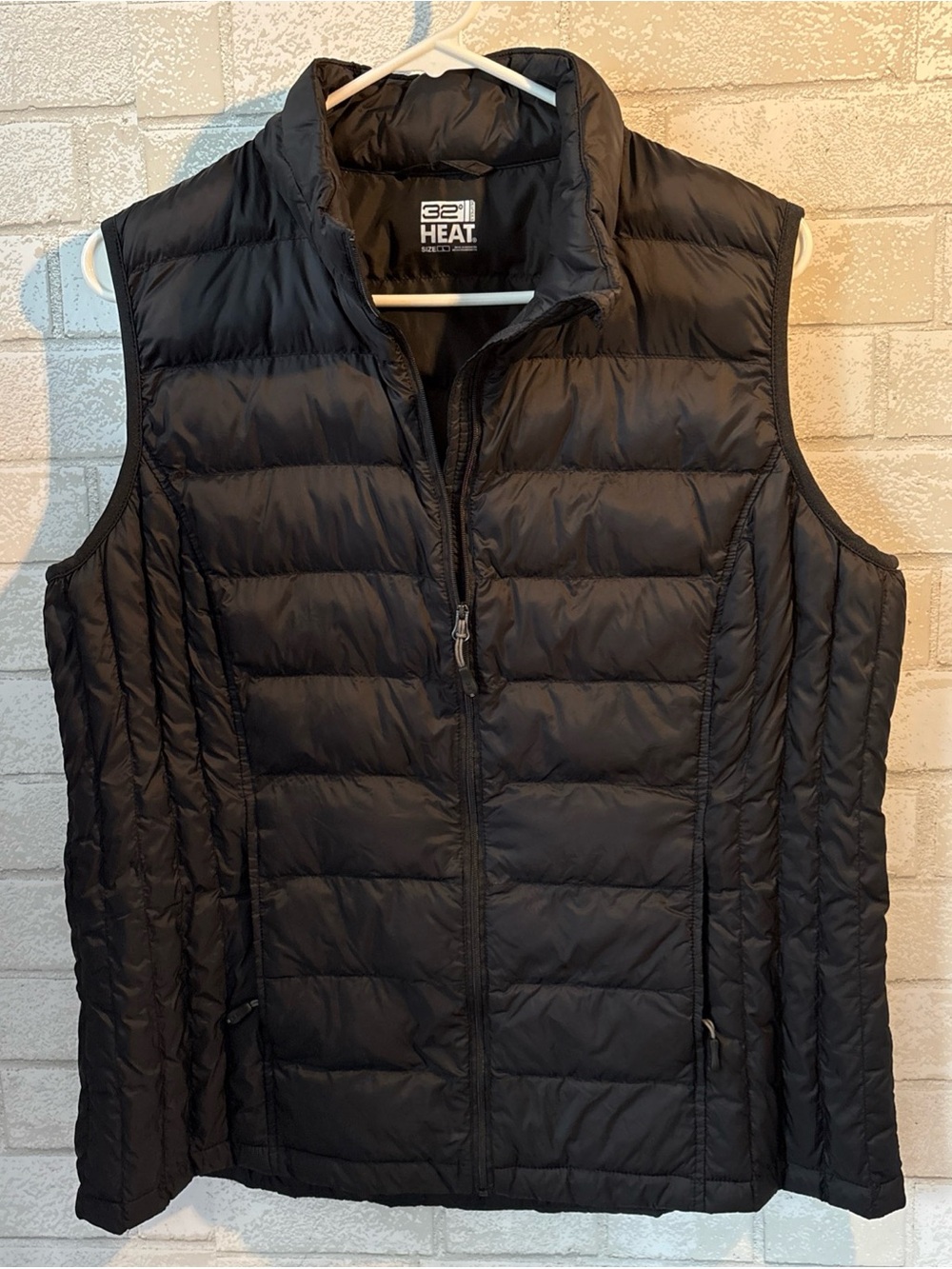 32 DegreesBlack Quilted Puffer Vest woman’s large